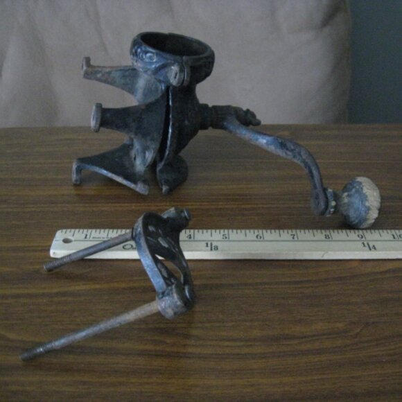 Wall Mounted Antique Steinfeld's Coffee Grinder Parts - No Glass - Picture 1 of 15
